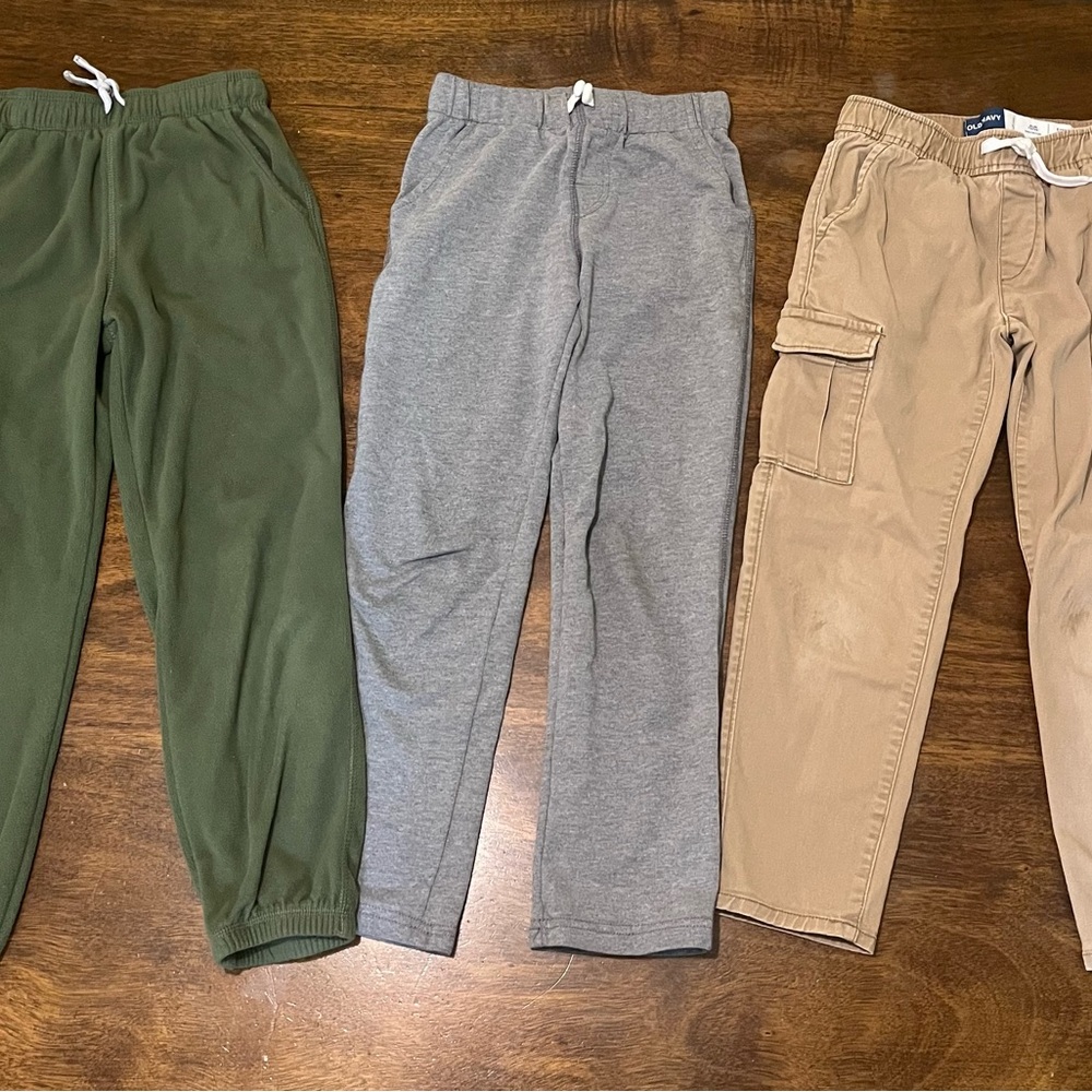 Boys size 7 bundle - 3 pants, 4 shirts